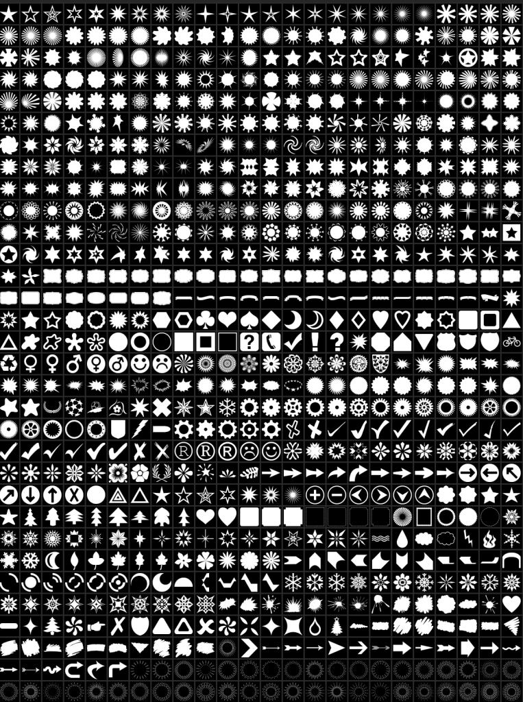 PS 自定义形状预设 免费下载 PS 自定义形状预设 免费下载