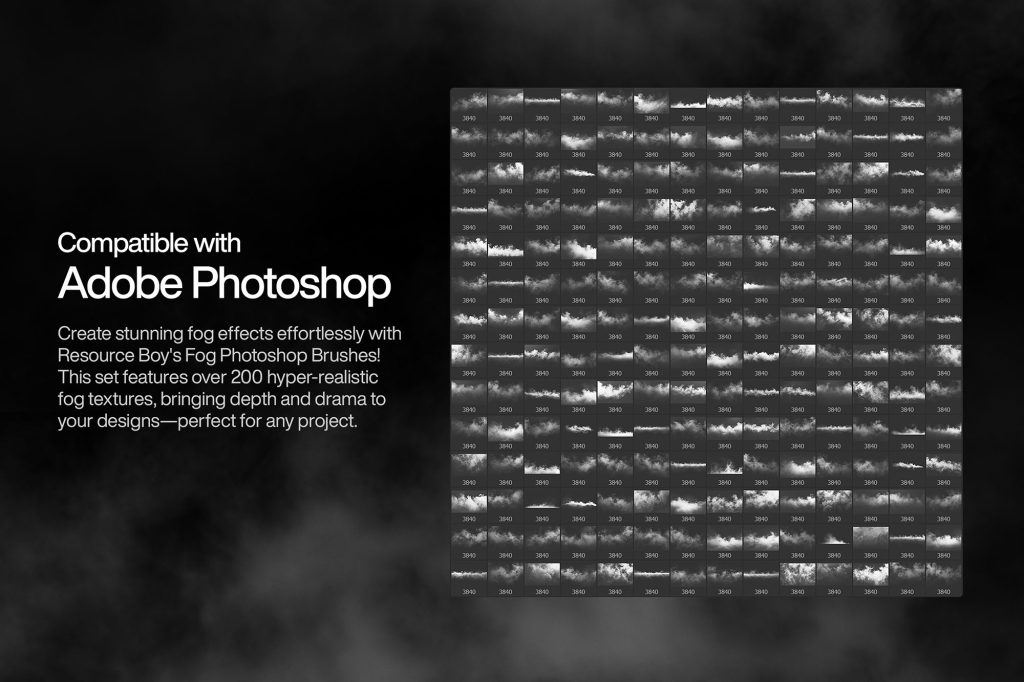 PS 云雾雾气笔刷 200+ PS 云雾雾气笔刷 200+